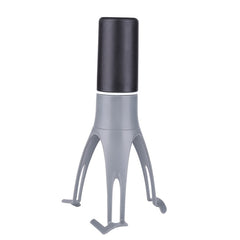 3 Speed Gear Automatic Egg Beaters with a gray base and black top designed for efficient mixing and beating tasks.