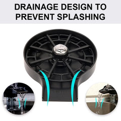 Glass Rinser Automatic Cup Washer with drainage design to prevent splashing during use.