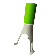 3 Speed Gear Automatic Egg Beaters with green handle and white base for easy mixing and beating tasks in the kitchen